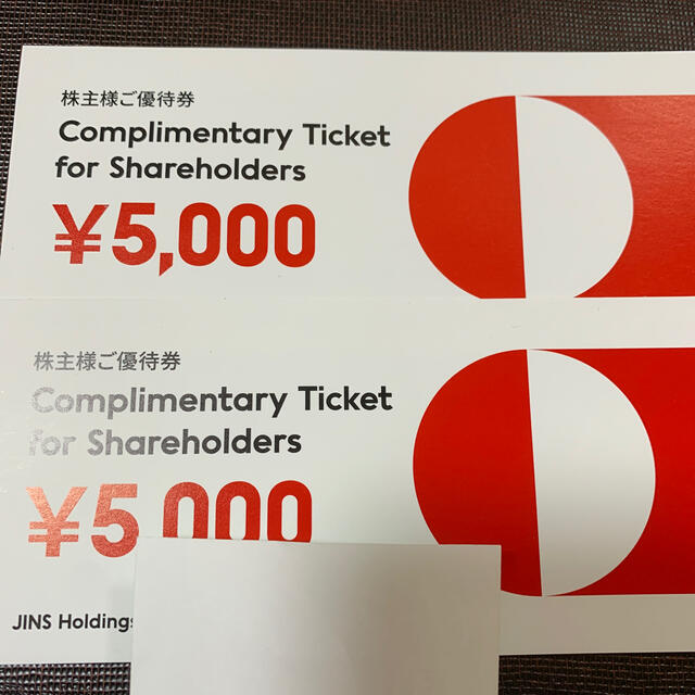 JINS 株主優待　10000円