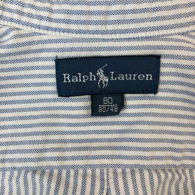 POLO RALPH LAUREN(ポロラルフローレン)のラルフローレン  ボタンダウンシャツ キッズ/ベビー/マタニティのベビー服(~85cm)(シャツ/カットソー)の商品写真