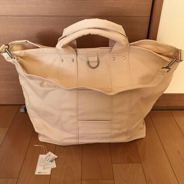 新品未使用　中川政七商店　BAG WORKS コラボ帆布トート　生成