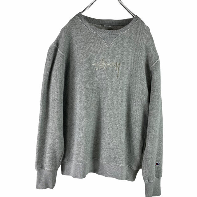 STUSSY - ステューシー チャンピオン コラボスウェット センターロゴ