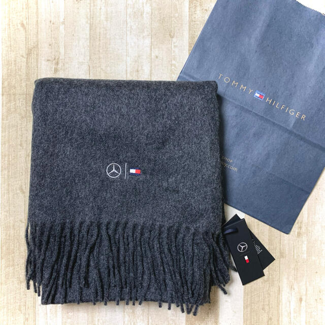 新品 Tommy × Mercedes Benz 100% カシミヤ マフラー - ファッション小物