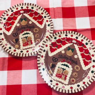 シャーリーテンプル ノベルティ クリスマスフェア お皿 ケーキ皿 2枚セット