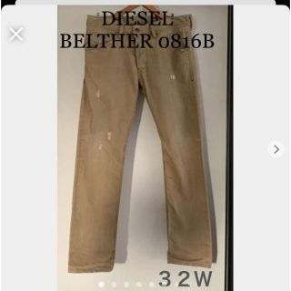 ディーゼル(DIESEL)のDIESEL BELTHER 0816B   スリムテーパード 3D W32 (デニム/ジーンズ)