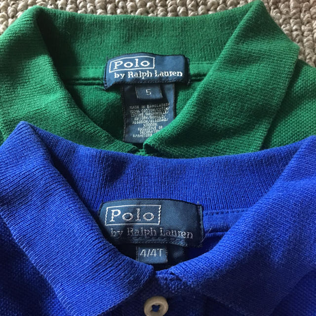 POLO RALPH LAUREN(ポロラルフローレン)のラルフ♡半袖ポロ2枚セット キッズ/ベビー/マタニティのキッズ服男の子用(90cm~)(Tシャツ/カットソー)の商品写真