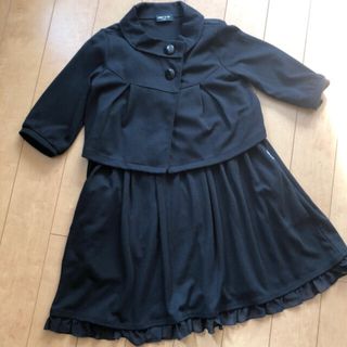 コムサイズム(COMME CA ISM)の‼️値下げです‼️コムサイズム上下　黒　120  130  ワンピース　ジャケット(ドレス/フォーマル)