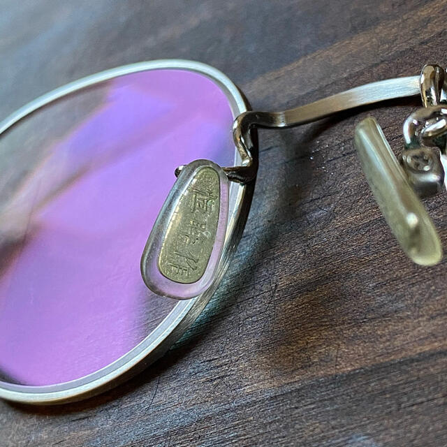 金子眼鏡 恒眸作 メタルフレーム メンズのファッション小物(サングラス/メガネ)の商品写真