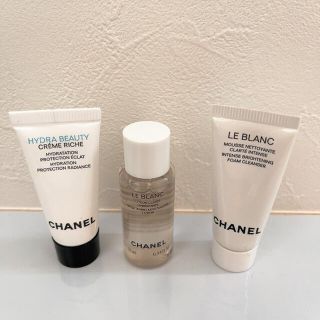 シャネル(CHANEL)のシャネル　スキンケア サンプル3点セット(サンプル/トライアルキット)