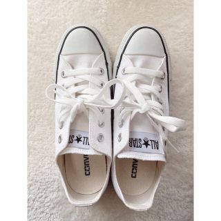 コンバース(CONVERSE)のコンバース オールスター スニーカー ホワイト 24(スニーカー)