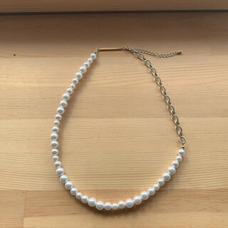 ジエダ(Jieda)のJieDa風 チェーン パールネックレス　pearl necklace(ネックレス)
