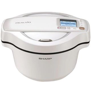 シャープ(SHARP)のSHARP ヘルシオ ホットクック 1.6L 電気無水鍋KN-HW16F-W(調理機器)