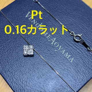 ヴァンドームアオヤマ(Vendome Aoyama)のヴァンドーム青山　プラチナ　ダイヤモンドネックレス　0.16カラット　ベネチアン(ネックレス)