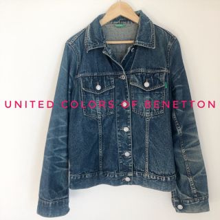 ベネトン(BENETTON)の希少！Vintage ！ベネトン デニムジャケット アウター イタリア製(Gジャン/デニムジャケット)