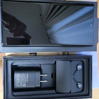 サムスン(SAMSUNG)のGalaxy note 10+(SM-N9750) aura black(スマートフォン本体)