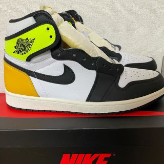 ナイキ(NIKE)のNIKE エアジョーダン1 レトロ high OG Volt Gold 27.5(スニーカー)