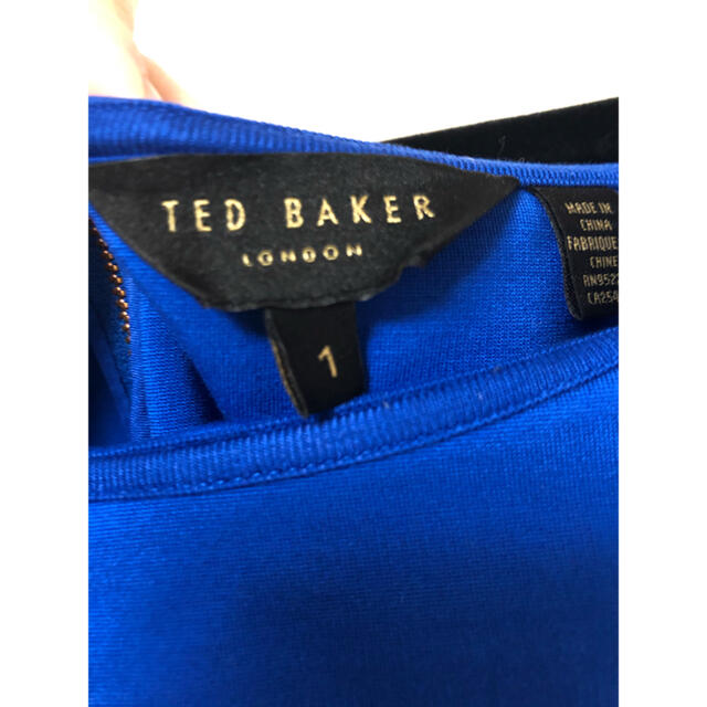 TED BAKER(テッドベイカー)のテッドベーカー トップス　ブルー　サイズ1 レディースのトップス(カットソー(半袖/袖なし))の商品写真