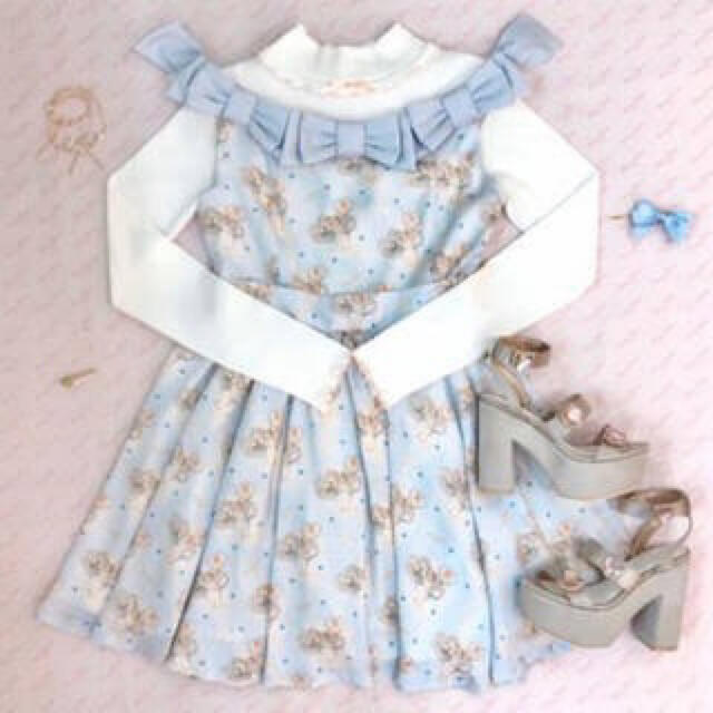 syrup.(シロップ)のRoseMarie seoir doll ribbon onepiece レディースのワンピース(ミニワンピース)の商品写真