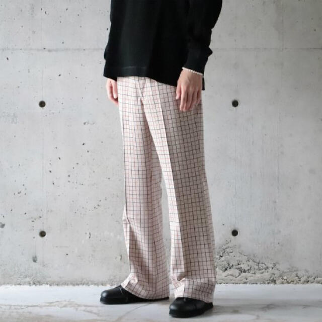 Needles 20aw】BootCut Student Pant plaid-