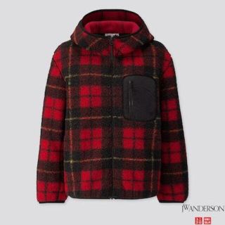 ユニクロ(UNIQLO)の【ユニクロ×JWANDERSON】ボアフリースフルジップパーカXL(ブルゾン)