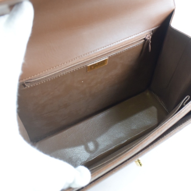 JRA オーストリッチ 茶 レディース ハンドバッグ レディースのバッグ(ハンドバッグ)の商品写真