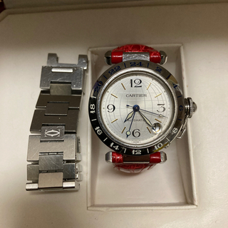 カルティエ(Cartier)のカルティエ パシャC GMTメリディアン(腕時計(アナログ))