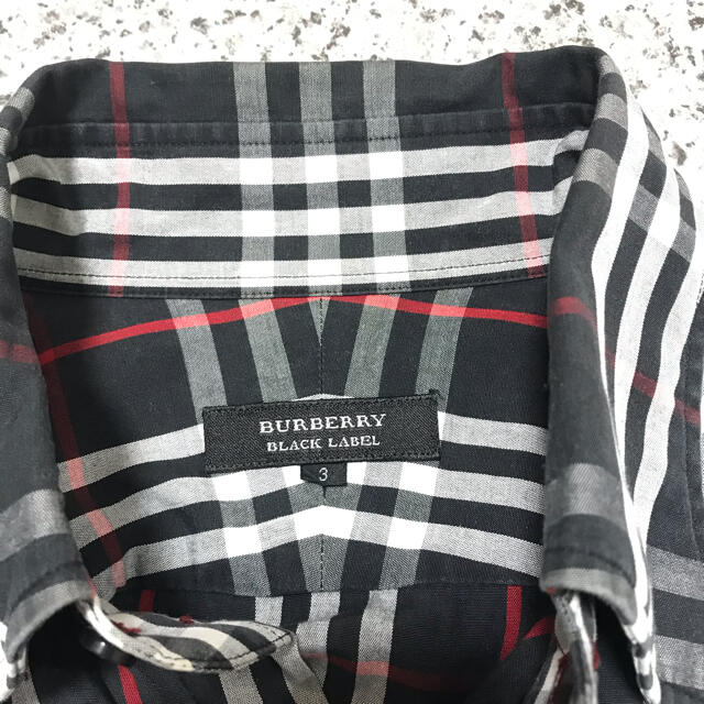 BURBERRY BLACK LABEL(バーバリーブラックレーベル)のバーバリーブラックレーベル　シャツ　Lサイズ メンズのトップス(シャツ)の商品写真