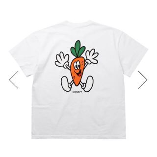 ジーディーシー(GDC)のCARROT BOY TEE× verdy  白　XL(Tシャツ/カットソー(半袖/袖なし))