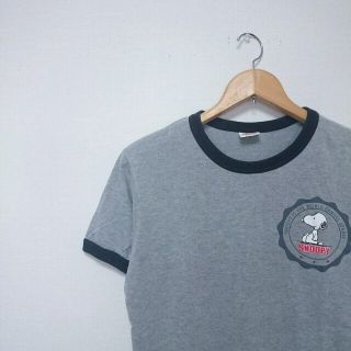 スヌーピー(SNOOPY)の【PEANUTS】 ワンポイントTシャツ(Tシャツ/カットソー(半袖/袖なし))