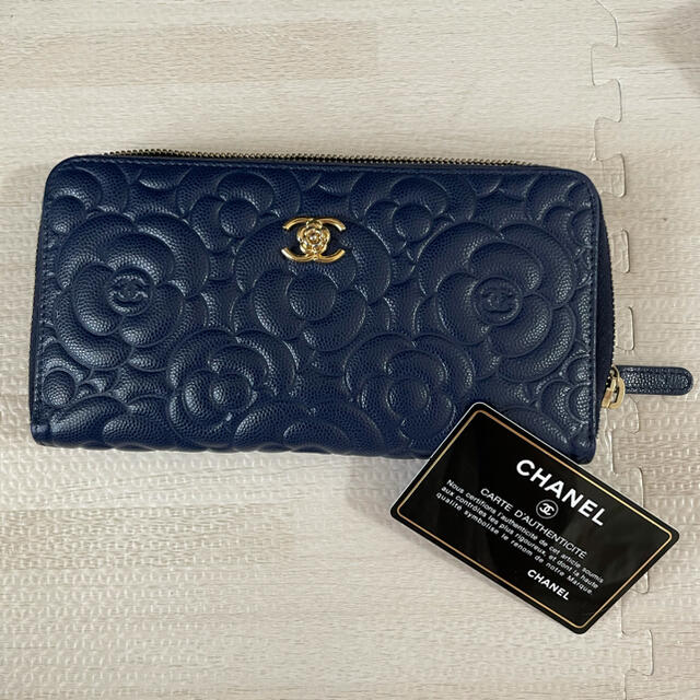 CHANEL カメリア 長財布