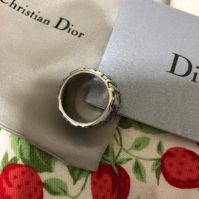 Christian Dior(クリスチャンディオール)のflower様極美品ディオール　トロッターリングブルー　ペアリング　10 11号 レディースのアクセサリー(リング(指輪))の商品写真