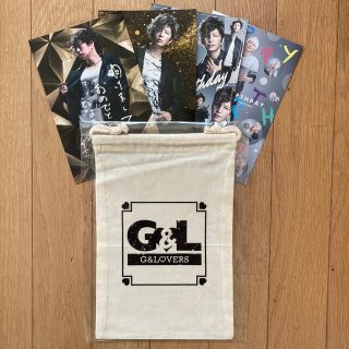 GACKT☆ファンクラブ特典 巾着バッグ＆ポストカード(ミュージシャン)