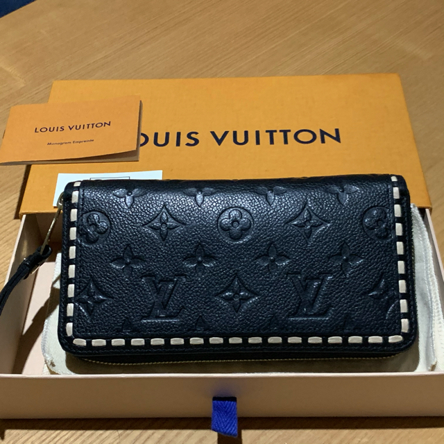 LOUIS VUITTON purse M64805 Zippy wallet Monogram Empreinte Black