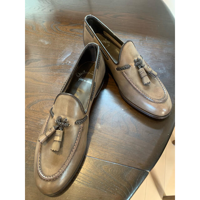 Santoni ローファー　茶