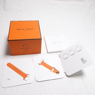 エルメス(Hermes)の[Hermes]　Apple watch バンド　オレンジ(腕時計)