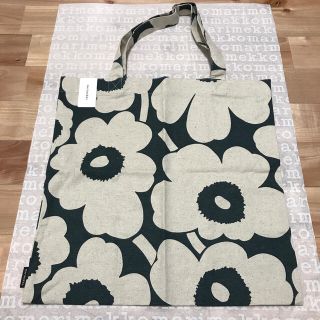 マリメッコ(marimekko)の新作！新品！　マリメッコ　ウニッコ　コットンリネン　トートバッグ(トートバッグ)