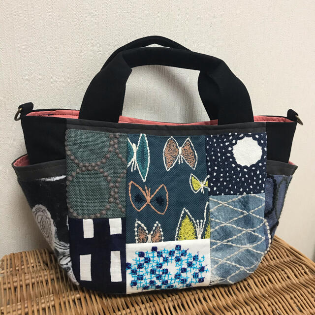 ミナペルホネン＊パッチトートM✂️ハンドメイド