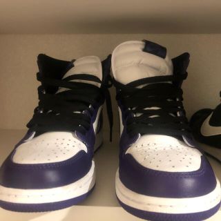 ナイキ(NIKE)のNIKE AIR JORDAN 1 COURT PURPLE 27.5(スニーカー)