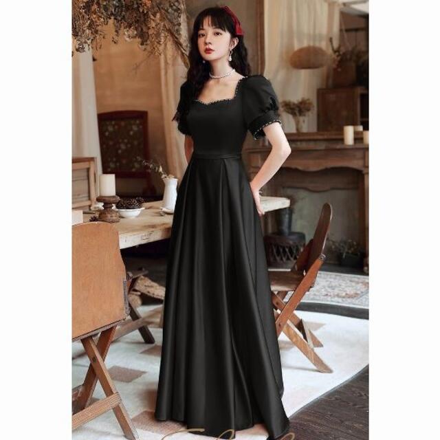 美品⭐︎黒ロングドレス