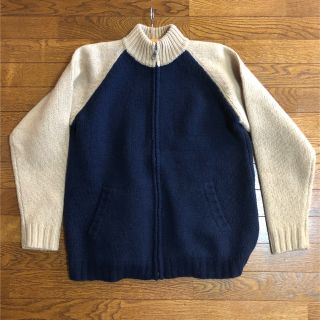 DRIES VAN NOTEN - sheltie club ウールニット ジップアップセーター