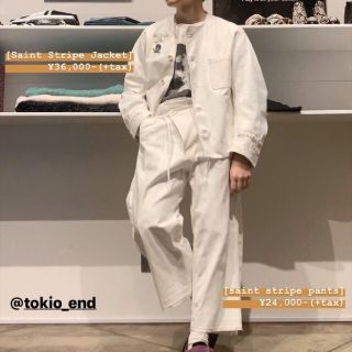 kidill tokio ストライプジャケット&ストライプパンツ セットアップ