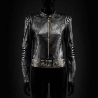 VERSACE H&M レザー ライダーズジャケット
