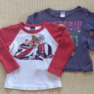 ヒステリックミニ(HYSTERIC MINI)のヒステリックグラマー&ヒステリックミニ　ロンＴ　90(Tシャツ/カットソー)