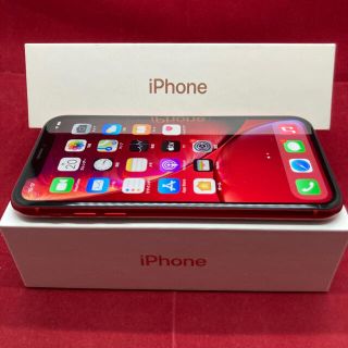 アップル(Apple)のSIMフリー iPhoneXR 128GB レッド(スマートフォン本体)