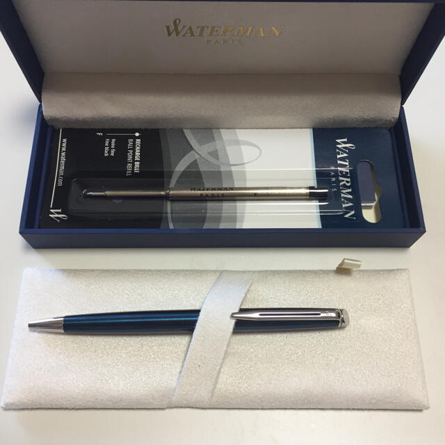 Waterman(ウォーターマン)のWATERMAN ボールペン 替芯付 未使用 箱なし インテリア/住まい/日用品の文房具(ペン/マーカー)の商品写真