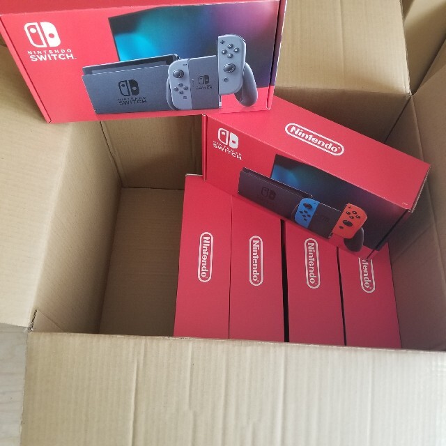 ゲームソフト/ゲーム機本体Nintendo Switch 6台セット 新品