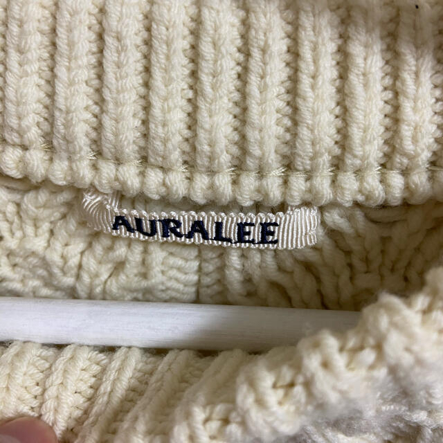 AURALEE 19AW アランニット　ケーブル セーター　ニット　オーラリー