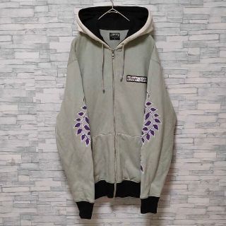 ステューシー(STUSSY)のSTUSSY LelLow フルジップパーカー Lサイズ スカル(パーカー)