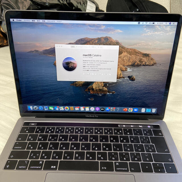 名作 Mac (Apple) - Mac book pro 13インチ 2019年モデル[値下げは交渉