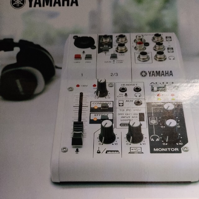 ヤマハ(ヤマハ)のAG03 YAMAHA オーディオインターフェース 楽器のDTM/DAW(オーディオインターフェイス)の商品写真