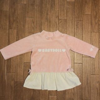 ベビードール(BABYDOLL)のベビードール ロゴ入り ワンピース size90(ワンピース)