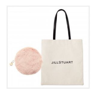 ジルスチュアート(JILLSTUART)のJILSTUART　新品未使用スウィート付録　ロゴトート＆ファーポーチ(トートバッグ)